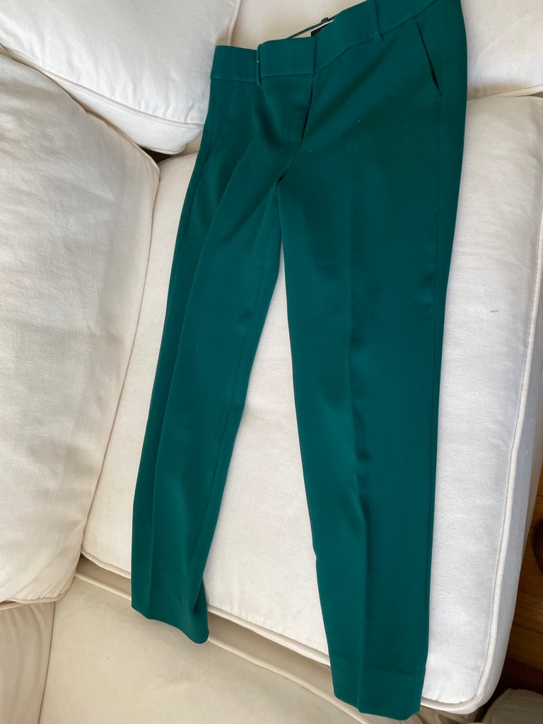 J Crew Deep Teal Cameron Pants